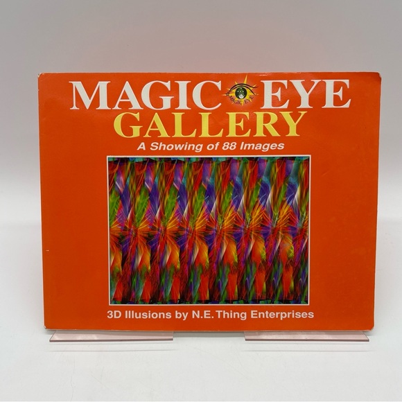 Lot of 6 Magic Eye Hardcover Softcover Books - 1-3, Gallery, Nostradamus Tricks - Picture 4 of 9